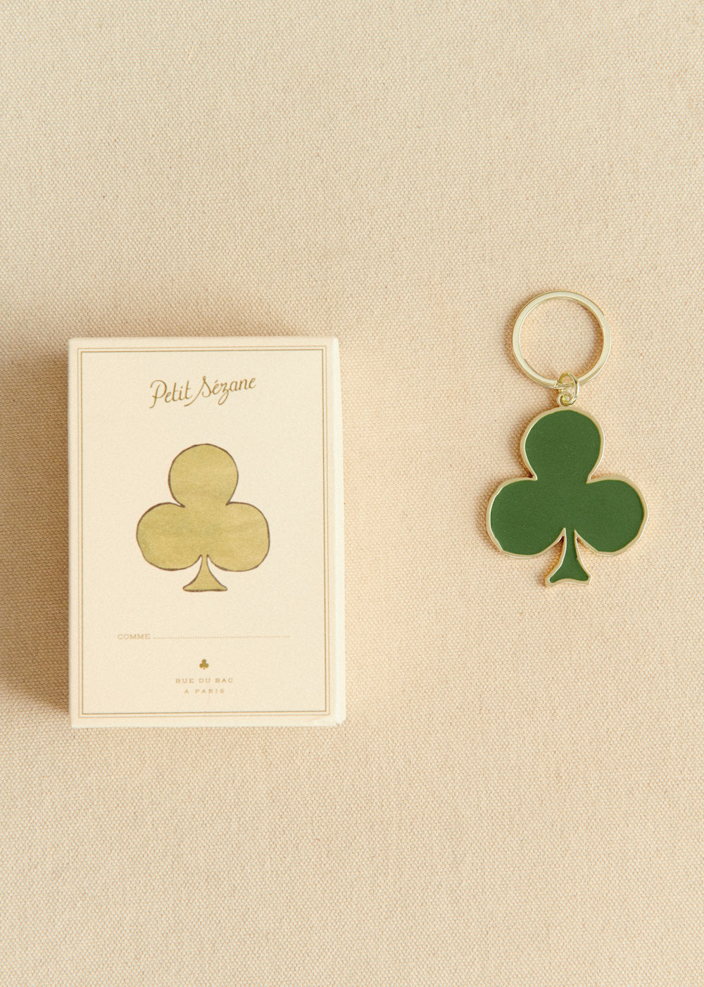Shamrock Keyring - Green