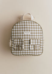Backpack - Green Gingham