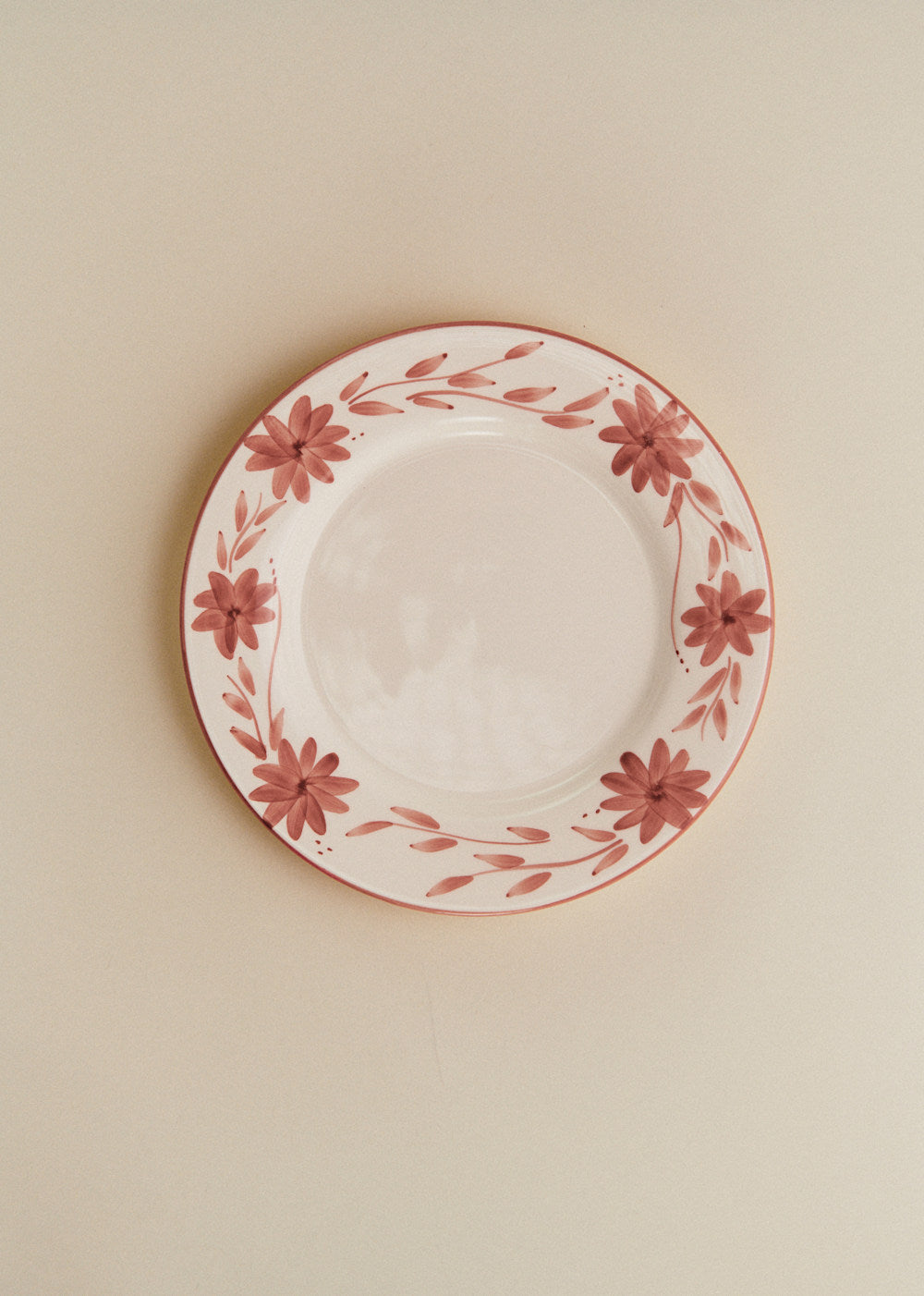 Set of 4 dessert plates - Garden Flowers - Sienna