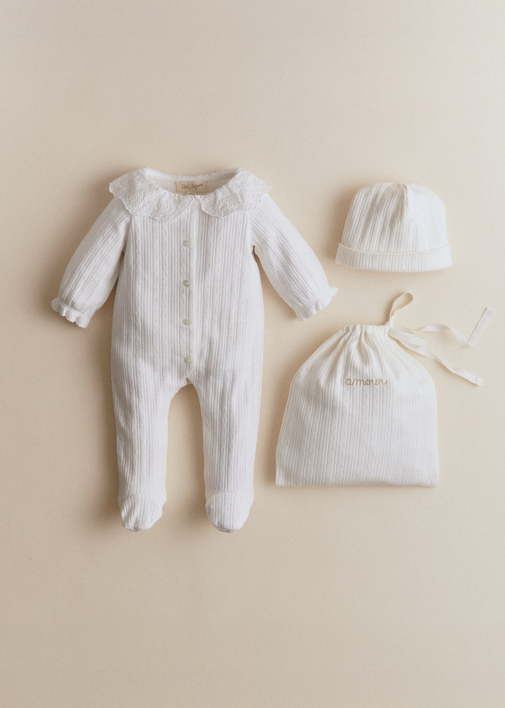 Cassiopée Newborn Set - Milk White