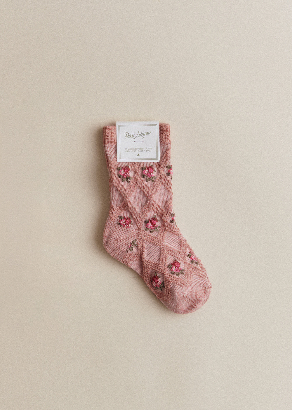 Julia socks - Pink Flowers