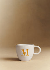 Sézane Maison - Appolline Mug Ecru - Letter M