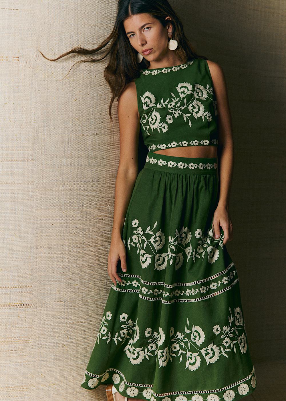 Claire Blouse - Summer Green