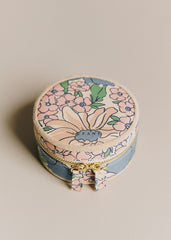 Jewelry Box - Meadow Blue Print