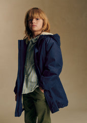 Oscar Coat - Navy Blue