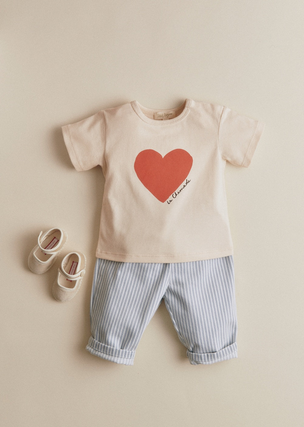 La Chamade T-Shirt - Cream Red