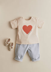 La Chamade T-Shirt - Cream Red