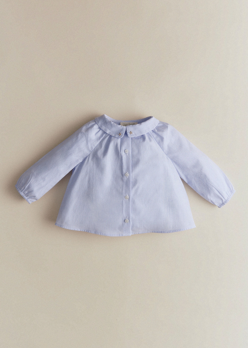 Joanne Shirt - Mini Blue Check