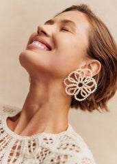 Juliette Earrings - Ecru