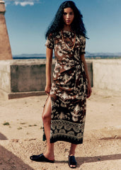 Pippa Dress - Sézane x Inoui Editions - Mykonos Print