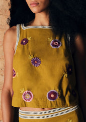 Altia Blouse - Sézane x Inoui Editions - Jungle Placement Embroidery