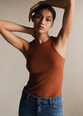 Marcelo Tank top - Mahogany