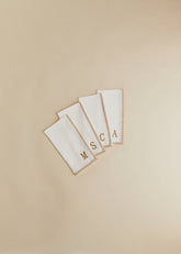 Monogram Napkin - Letter M