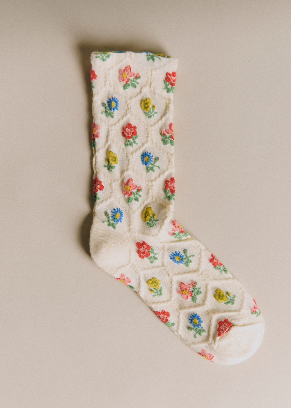 Giulia Socks - Multicoloured Flower Bouquets