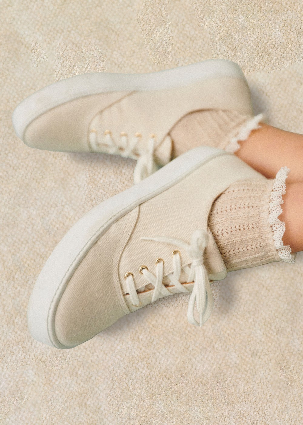 Elena Socks - Beige