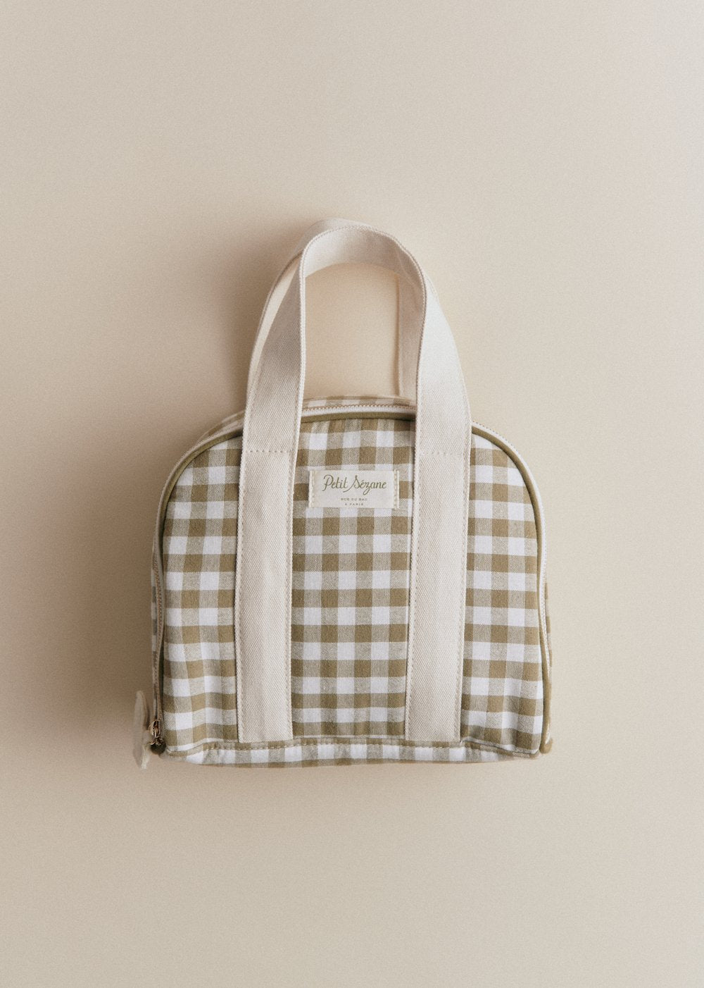 Snack Bag - Green Gingham