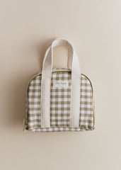 Snack Bag - Green Gingham
