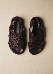 Tilda Low Sandals - Smooth Chocolate