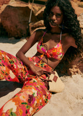 Chanson d'Été Bikini Top - Sézane x Ysé - Clayfloral