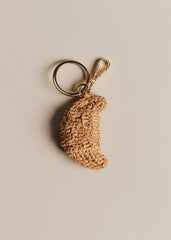 Croissant Bag Accessory - Natural Raffia