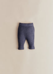 Boris Knit Trousers - Mottled Blue