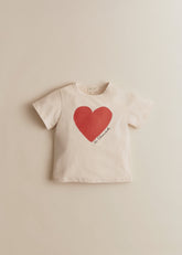 La Chamade T-Shirt - Cream Red