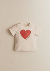 La Chamade T-Shirt - Cream Red