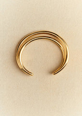 Chiara Wrist Cuff Bracelet - Gold
