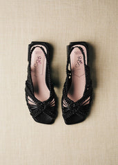 MARTHA Sandals - CFM SOULIERS x EDITIONS SÉZANE - Smooth Black