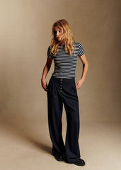 Cesar Trousers - Deep Navy