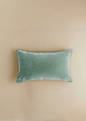 Velvet Edition Cushion - Small Model - Light Celadon