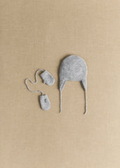 Antoine Beanie - Mottled Grey