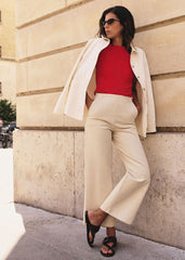 Gilles Pants - Ecru Denim
