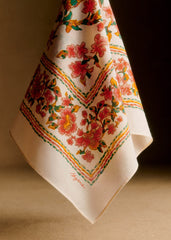 Gaston Scarf - Fiori Rossi Print