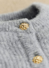 Othello Cardigan - Mottled Grey