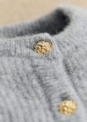 Othello Cardigan - Mottled Grey