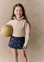 Capucine Skirt - Floral Check