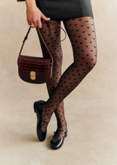 Petit Coeur Tights - Black