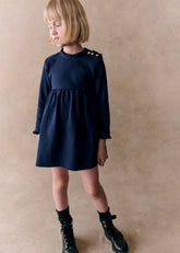 Jade Dress - Navy Blue