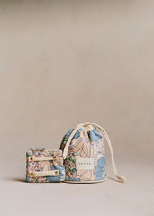 Jewelry Pouch - Meadow Blue Print