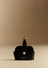 Victor AirPods rings - Black Crocodile Print
