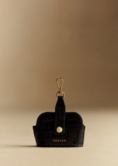 Victor AirPods rings - Black Crocodile Print