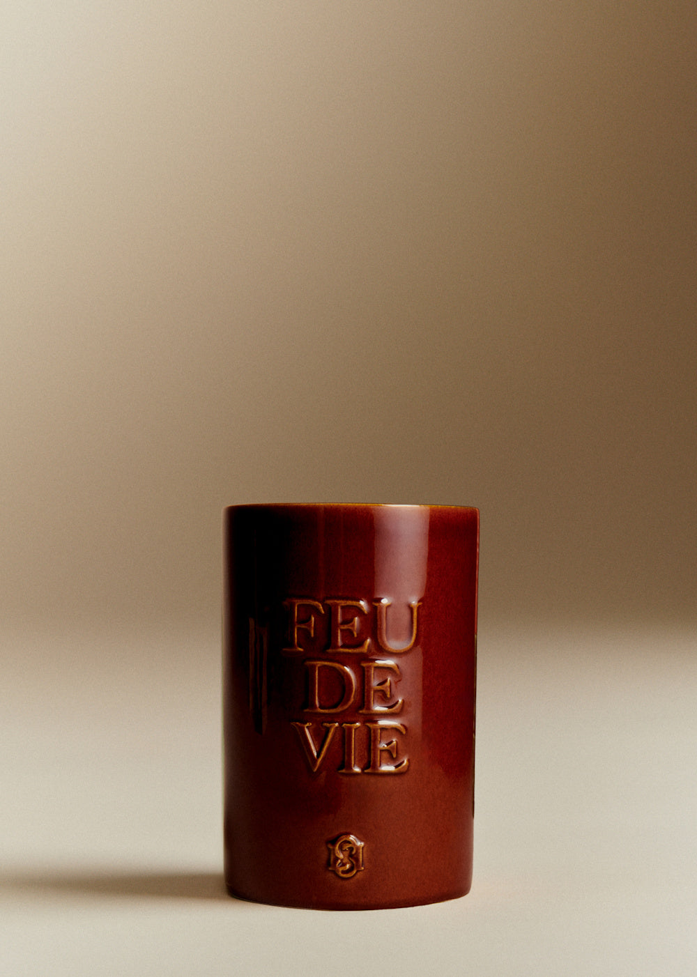 Feu de vie Candle - Large size - Amber Moka