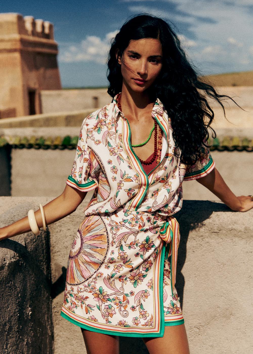 Livia Shirt - Sézane x Inoui Editions - Chance Print