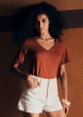 Lorna T-Shirt - Rust