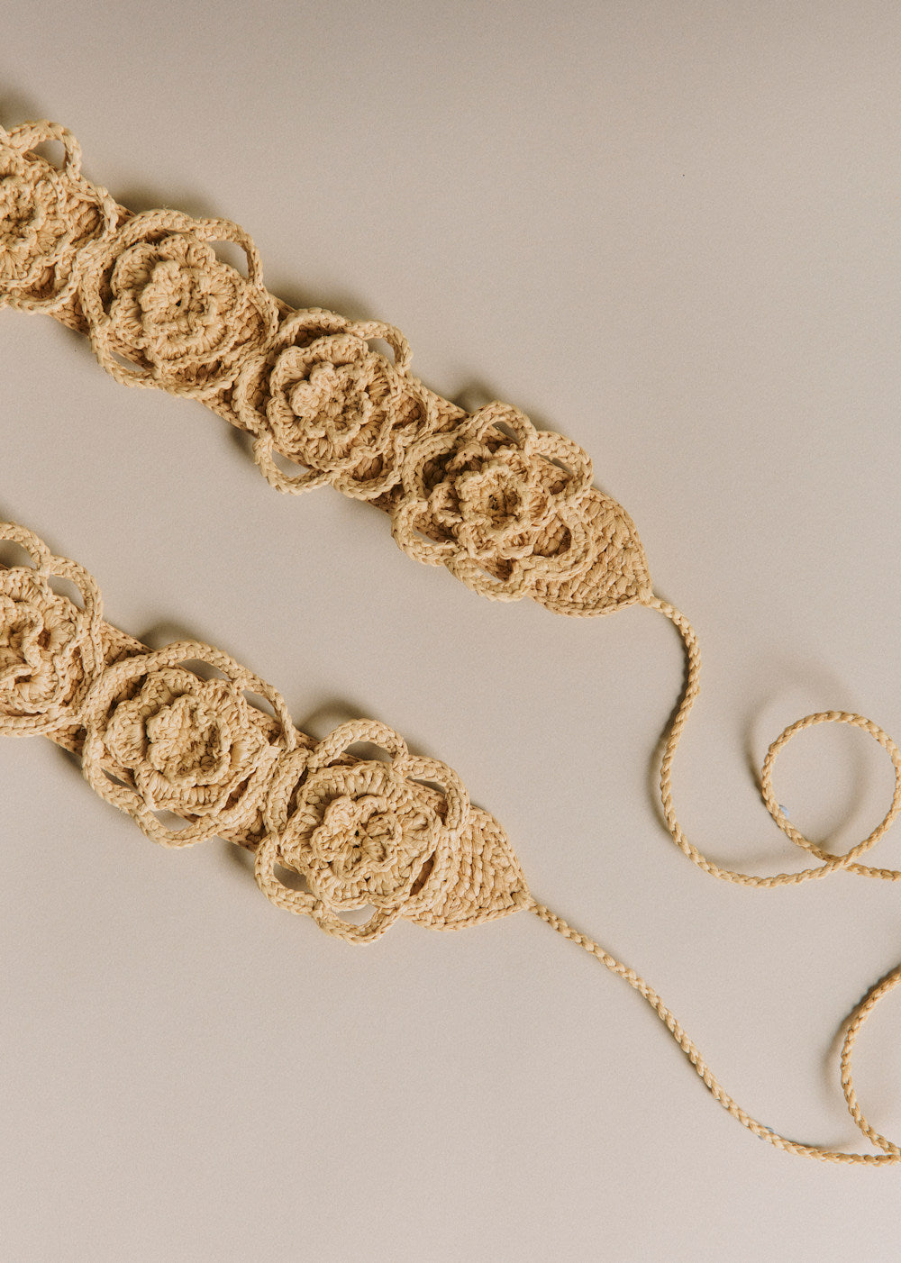 Elya Belt - Natural Raffia