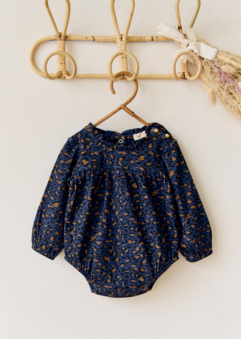 Octavie Baby Suit - Navy Leopard