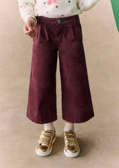 Mao Trousers - Burgundy