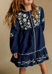 Louise Dress - Navy Blue