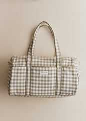 Diaper Bag - Green Gingham